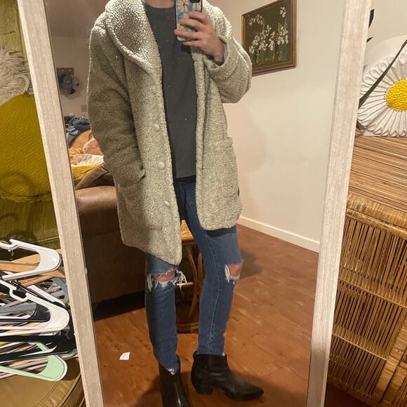 Totes oversized fuzzy jacket - Picture 6 of 6